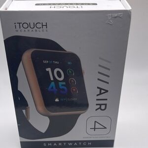 Air 4 Smartwatch - Black and Gold